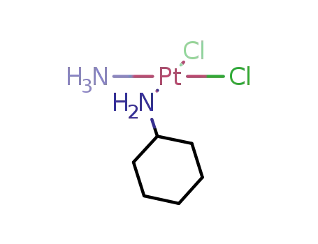 Platinum,amminedichloro(cyclohexanamine)-, (SP-4-1)-