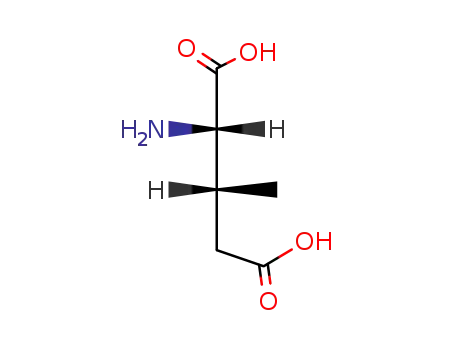 Molecular Structure of 33511-69-2 ((2s,3R)-3-Methylglutamic acid)