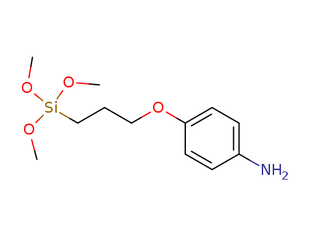 Benzenamine, 4-(3-(trimethoxysilyl)propoxy)- cas  55648-29-8