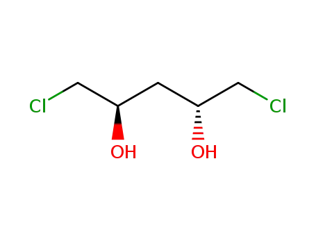 Molecular Structure of 136030-28-9 ((2R,4R)-1,5-dichloropentane-2,4-diol)