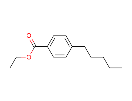 Molecular Structure of 475208-89-0 (ethyl-4-pentylbenzoate)