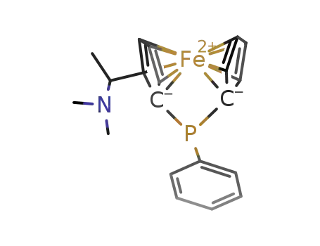 [2-(α-(dimethylamino)ethyl)-1,1'-ferrocenediyl]phenylphosphine