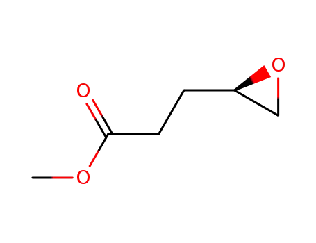 Molecular Structure of 162600-37-5 ((R)-methyl-3-(oxiran-2-yl)propanoate)