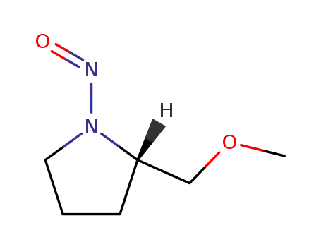 Molecular Structure of 60096-50-6 ((S)-N-Nitroso-O-methylprolinol)