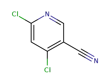 Molecular Structure of 166526-03-0 (4,6-Dichloronicotinonitrile)
