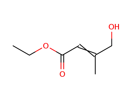 Molecular Structure of 70423-43-7 (ethyl 4-hydroxy-3-methylbut-2-enoate)