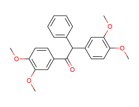 Molecular Structure of 27922-90-3 (Ethanone, 1,2-bis(3,4-dimethoxyphenyl)-2-phenyl-)
