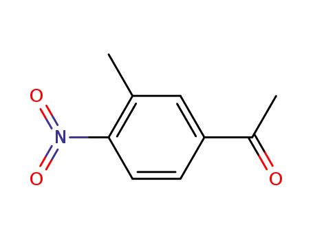Molecular Structure of 96784-58-6 (Ethanone, 1-(3-methyl-4-nitrophenyl)-)