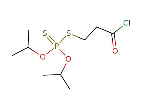 Dithiophosphoric acid S-(2-chlorocarbonyl-ethyl) ester O,O'-diisopropyl ester