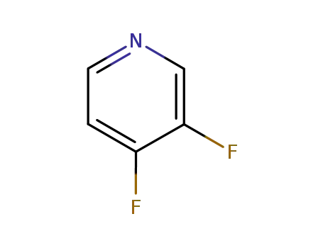 Molecular Structure of 82878-63-5 (3,4-DIFLUOROPYRIDINE)