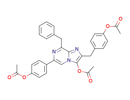 Imidazo[1,2-a]pyrazin-3-ol,
6-[4-(acetyloxy)phenyl]-2-[[4-(acetyloxy)phenyl]methyl]-8-(phenylmethyl)-,
acetate (ester)