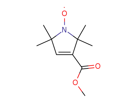 Molecular Structure of 2154-32-7 (3-Methoxycarbonyl-2,2,5,5-tetramethyl-3-pyrrolidin-1-oxyl)