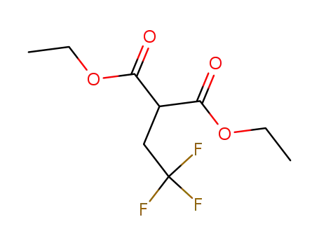 Molecular Structure of 99783-25-2 (Propanedioic acid, (2,2,2-trifluoroethyl)-, diethyl ester)