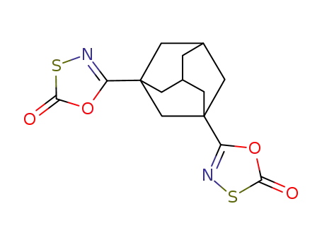 Molecular Structure of 162471-14-9 (1,3-bis(1,3,4-oxathiazol-2-on-5-yl)-adamantane)