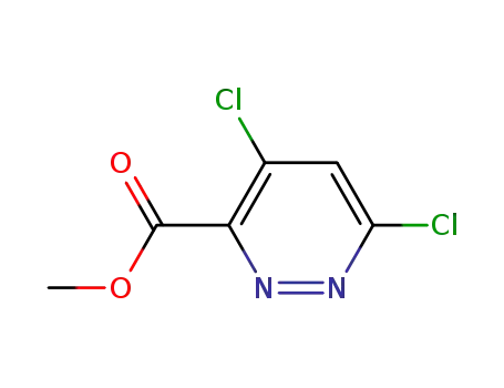 Molecular Structure of 372118-01-9 (METHYL 4,6-DICHLOROPYRIDAZINE-3-CARBOXYLATE)