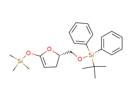 (S)-2-(tert-Butyl-diphenyl-silanyloxymethyl)-5-trimethylsilanyloxy-2,3-dihydro-furan