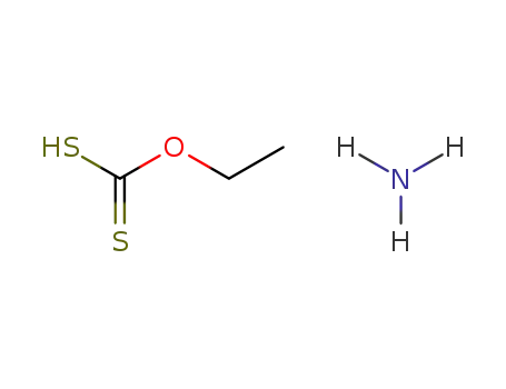 Molecular Structure of 19779-49-8 (dithiocarbonic acid <i>O</i>-ethyl ester; ammonium compound)