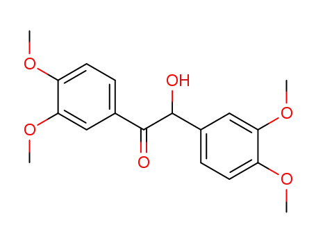 Molecular Structure of 5653-60-1 (Ethanone, 1,2-bis(3,4-dimethoxyphenyl)-2-hydroxy-)