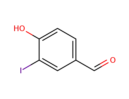 Molecular Structure of 60032-63-5 (3-IODO-4-HYDROXYBENZALDEHYDE)