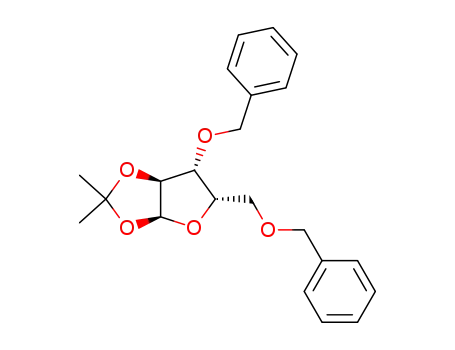 Molecular Structure of 120693-81-4 ((3aS,5S,6R,6aS)-6-(benzyloxy)-5-((benzyloxy)dimethyl)-2,2-dimethyl-tetrahydro-2H-furo[2,3-d][1,3]dioxole)