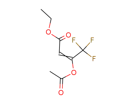 Ethyl 3-acetyloxy-4,4,4-trifluorobut-2-enoate