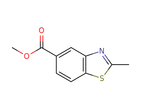 Molecular Structure of 32770-98-2 (5-Benzothiazolecarboxylicacid,2-methyl-,methylester(8CI,9CI))