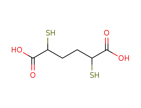Molecular Structure of 5139-01-5 (3,4-dideoxy-2,5-dithiohexaric acid)