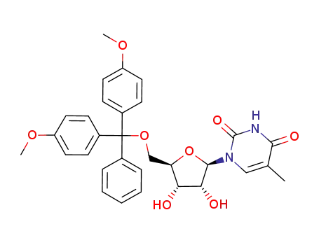 Uridine, 5'-O-[bis(4-methoxyphenyl)phenylmethyl]-5-methyl-