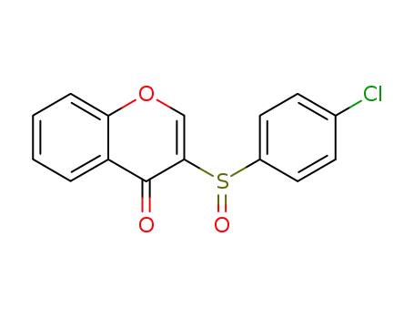 3-(4-Chlorobenzene-1-sulfinyl)-4H-1-benzopyran-4-one