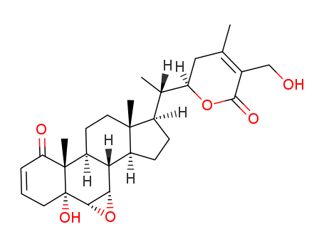 Ergosta-2,24-dien-26-oic acid, 6,7-epoxy-5,22,27-trihydroxy-1-oxo-, δ-lactone, (5α,6α,7α,22R)-