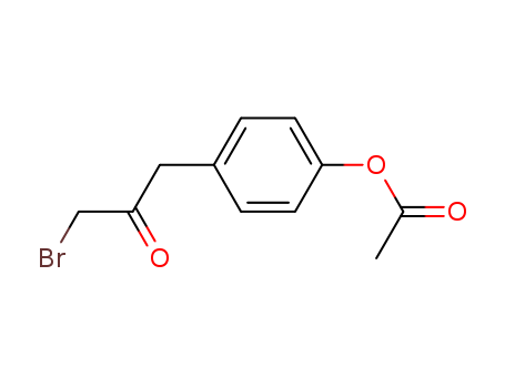 1-[4-(ACETYLOXY)PHENYL]-3-BROMO-2-PROPANONE
