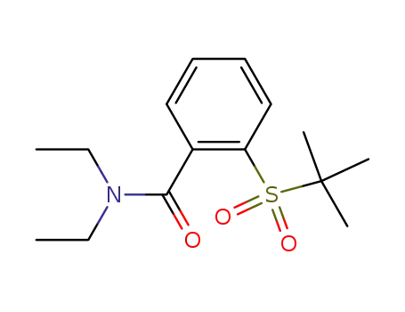 Molecular Structure of 118335-04-9 (2-<(1,1-dimethylethyl)sulphonyl>-N,N'-diethylbenzamide)