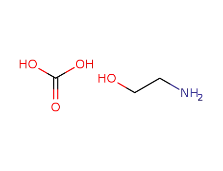 Molecular Structure of 3178-20-9 (carbonic acid, compound with 2-aminoethanol (1:1))