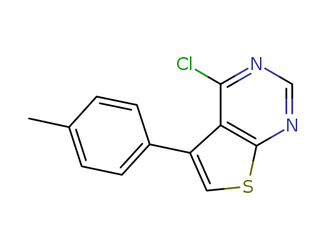 Thieno[2,3-d]pyrimidine,4-chloro-5-(4-methylphenyl)-