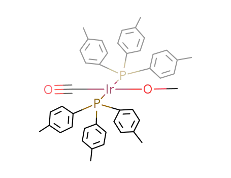 trans-CH<sub>3</sub>OIr(CO)(P(p-tolyl)3)2
