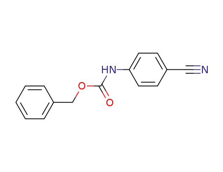 Carbamic acid, (4-cyanophenyl)-, phenylmethyl ester