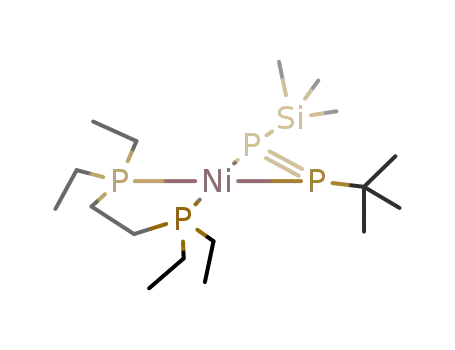 Molecular Structure of 115713-55-8 ((Et2P(CH2)2PEt2)Ni(η-Me3SiPPCMe3))