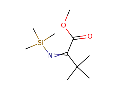 3,3-Dimethyl-2-[(Z)-trimethylsilanyl-imino]-butyric acid methyl ester