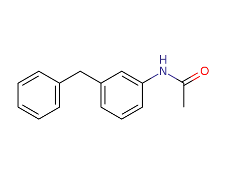 Molecular Structure of 63021-27-2 (N-(3-benzylphenyl)acetamide)