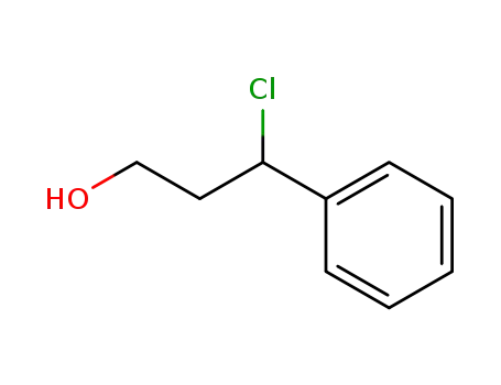 Molecular Structure of 18775-64-9 ((+/-)-3-chloro-3-phenylpropan-1-ol)