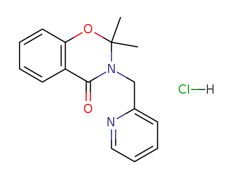 Molecular Structure of 76809-35-3 (2,2-dimethyl-3-(2-pyridylmethyl)-4-oxo-4H-1,3-benzoxazine)