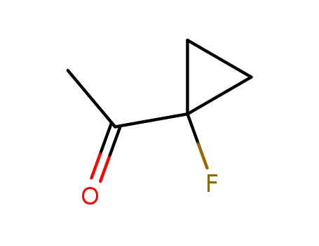 Molecular Structure of 63141-10-6 (1-Fluorocyclopropyl Methyl ketone)
