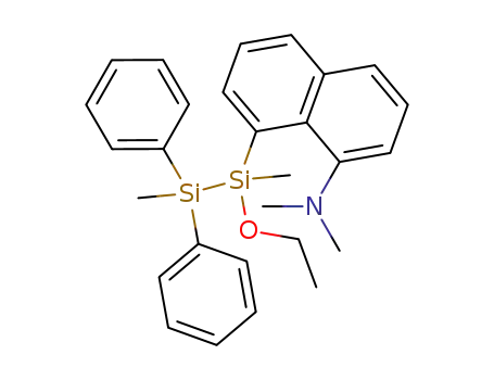 1-ethoxy-1,2-dimethyl-1-(8-dimethylamino-1-naphthyl)-2,2-diphenyldisilane