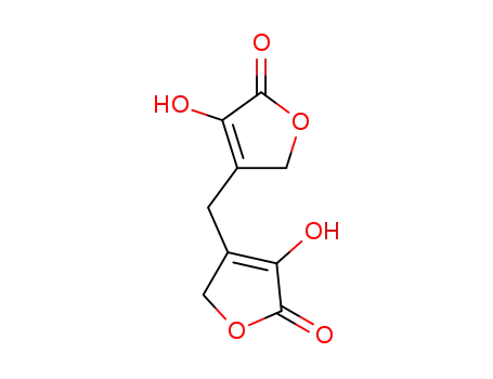 Molecular Structure of 949-33-7 (2(5H)-Furanone,4,4'-methylenebis[3-hydroxy-)