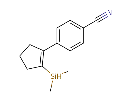 1-(p-cyanophenyl)-2-(dimethylsilyl)cyclopentene