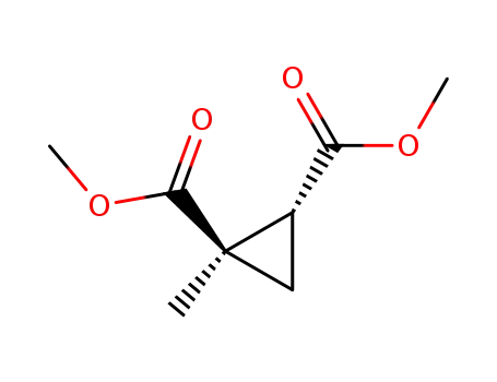 Molecular Structure of 702-92-1 (DIMETHYL 1-METHYL-TRANS-1,2-CYCLOPROPANEDICARBOXYLATE)