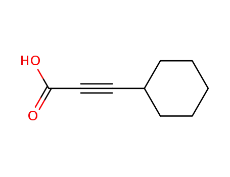 Molecular Structure of 4361-27-7 (2-Propynoic acid, 3-cyclohexyl-)