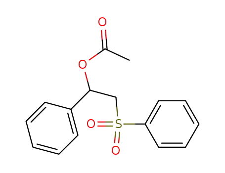 Benzenemethanol, a-[(phenylsulfonyl)methyl]-, acetate