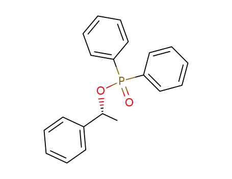 Phosphinic acid, diphenyl-, (1R)-1-phenylethyl ester