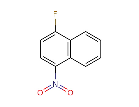 Molecular Structure of 341-92-4 (1-Fluoro-4-nitronaphthalene)